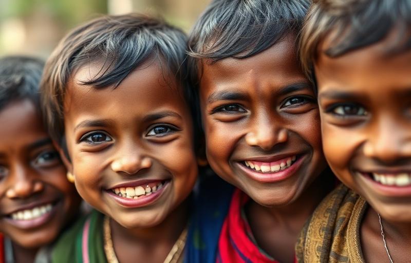 Smiling Rural Kid Knight Technology Foundation – Empowering Rural India Through Technology